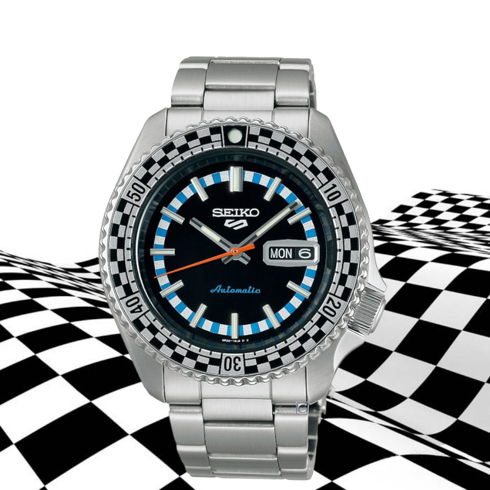SEIKO 精工 5 Sports 賽車風格 機械腕錶-4R36-15K0D/SRPK67K1 男錶 手錶
