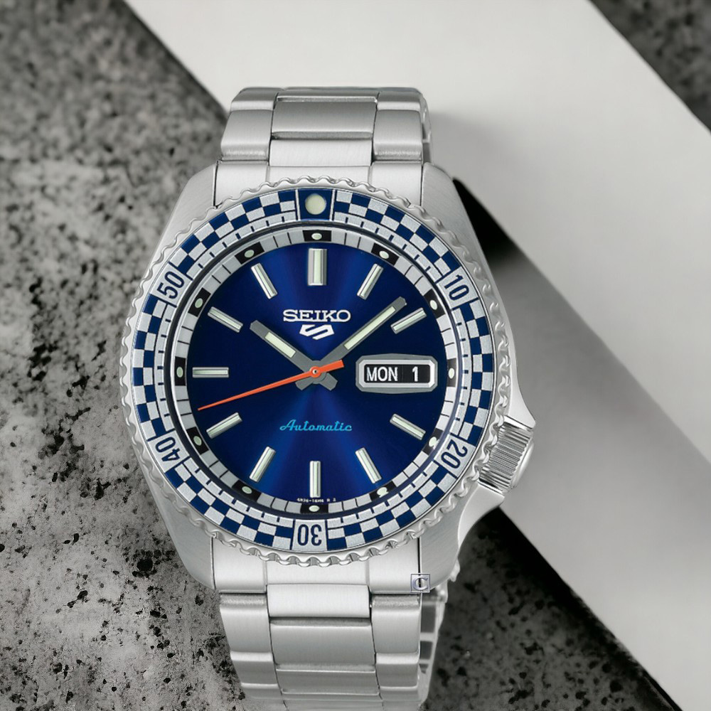 SEIKO 精工 5 Sports 賽車風格 機械腕錶-4R36-15Z0B/SRPK65K1 手錶 男錶