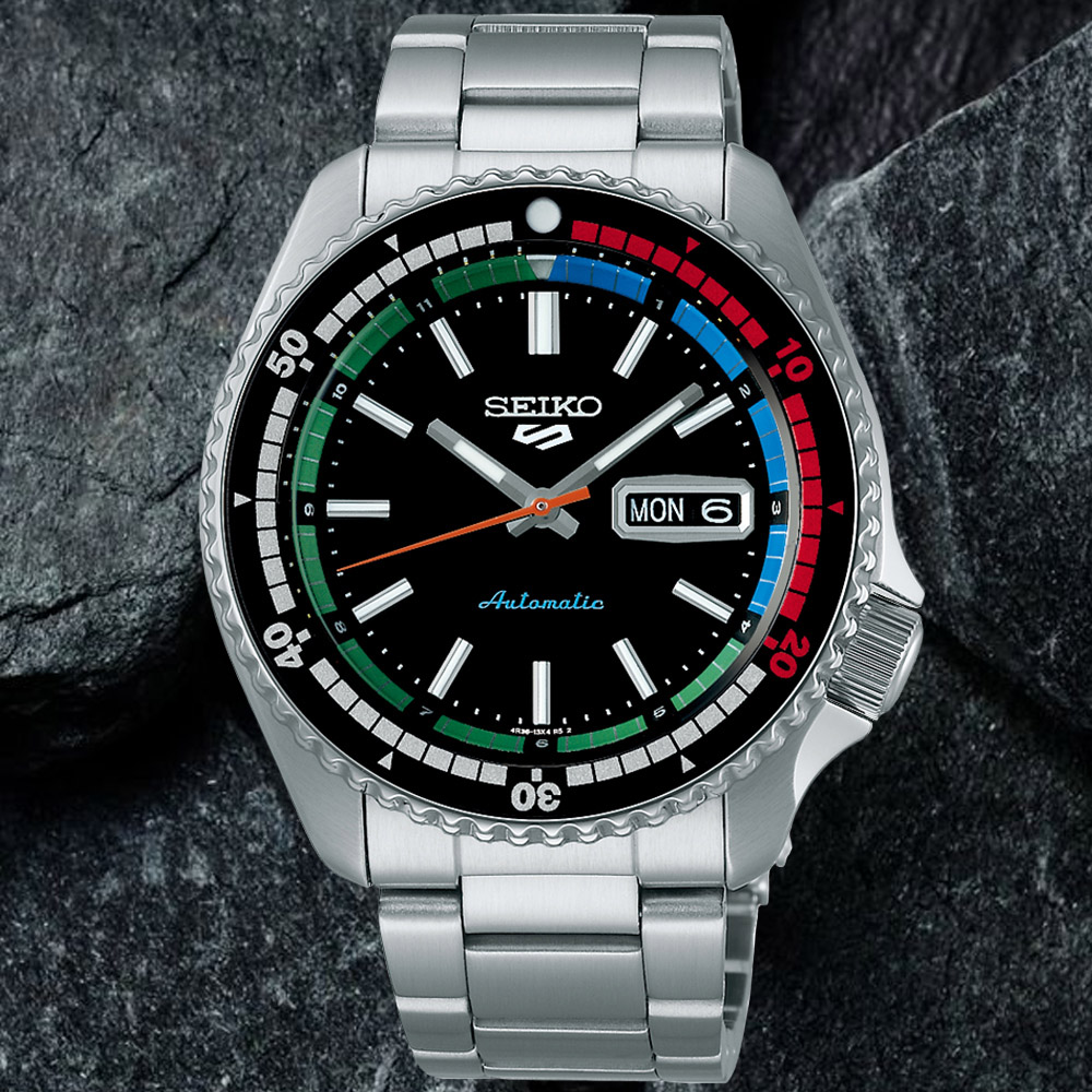 SEIKO 精工 5 SPORTS系列 55週年 SKX 現代版機械腕錶 42.5mm (4R36-15D0D/SRPK13K1)