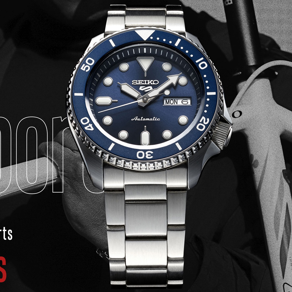 SEIKO 精工 5 SPORTS系列 Lineup 藍水鬼 機械腕錶 42.5mm (4R36-07G0B/SRPD51K1)