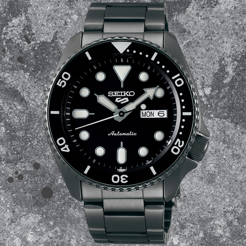 SEIKO 精工 5 SPORTS系列 Lineup 時尚黑 機械腕錶 42.5mm (4R36-07G0SD/SRPD65K1)