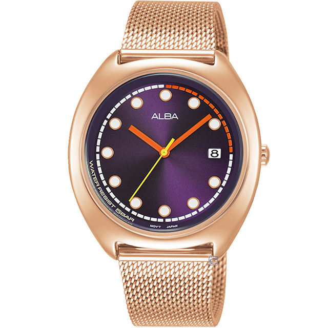 ALBA 雅柏 霓虹時尚米蘭帶錶(VJ32-X304K)AG8K42X1