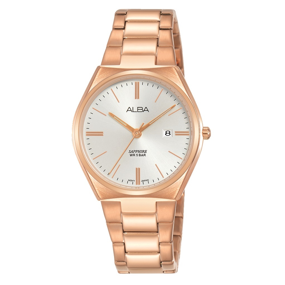 ALBA 經典玫瑰金時尚腕錶VJ22-X301K(AH7T36X1)