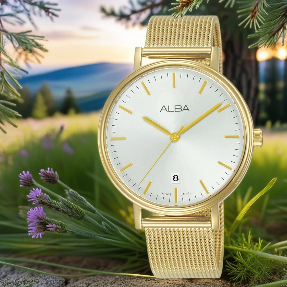 ALBA 雅柏 都會時尚大三針米蘭帶女錶-36mm(AG8N80X1/VJ32-X342K)