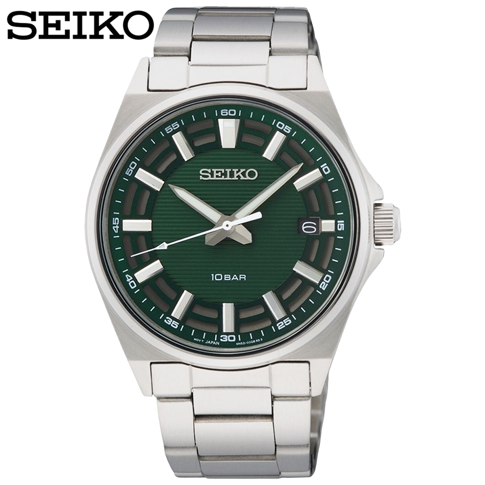 【SEIKO精工】城市簡約男性紳士手錶(SUR503P1)