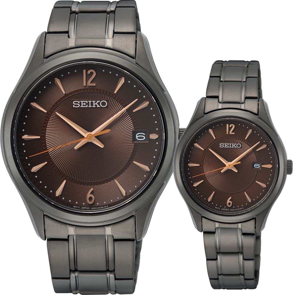 SEIKO 精工 CS 台灣限量款 城市情侶手錶 對錶(SUR519P1+SUR521P1) 6N52-00D0U+6N22-00N0U