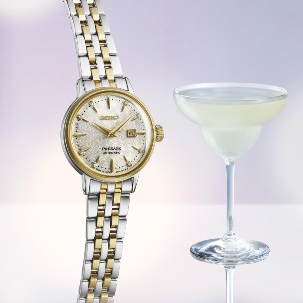 SEIKO 精工 Presage Cocktail Time系列 雞尾酒優雅女士機械錶(2R05-00A0GS/SRE010J1)