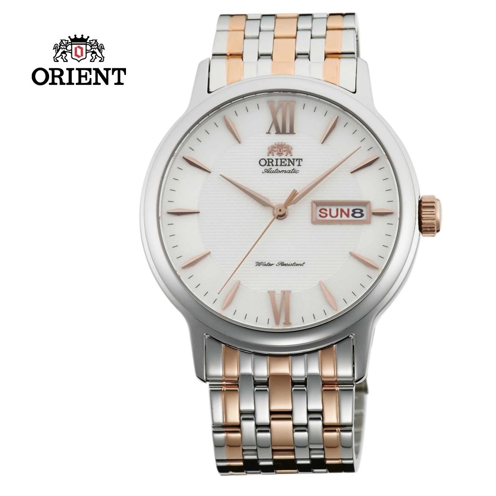 ORIENT 東方錶 Classic Design系列 藍寶石簡約腕錶 鋼帶款 SAA05001W 白色 - 40mm