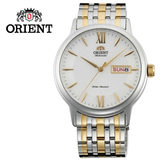 ORIENT 東方錶 Classic Design系列 藍寶石簡約腕錶 鋼帶款 SAA05002W 白色 - 40mm