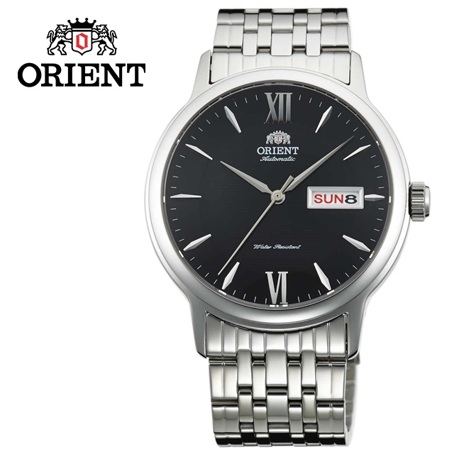 ORIENT 東方錶 Classic Design系列 藍寶石簡約腕錶 鋼帶款 SAA05003B 黑色 - 40mm