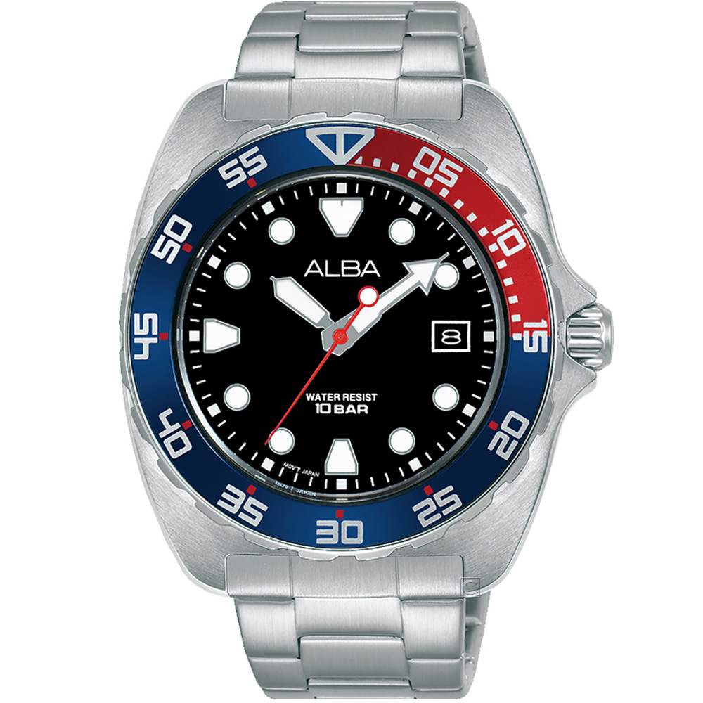 ALBA 雅柏 潛水風格潮流腕錶-VJ42-X317D(AS9M99X1)
