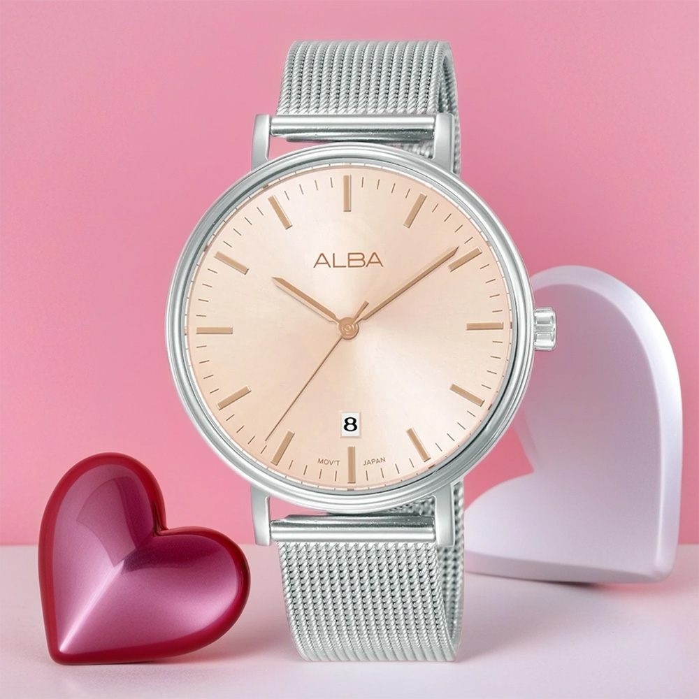 ALBA 雅柏 都會時尚大三針米蘭帶女錶-36mm(AG8N81X1/VJ32-X342P)