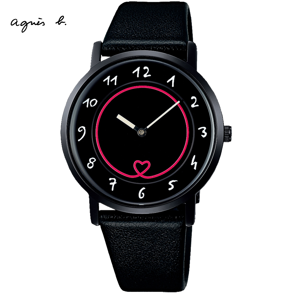 agnes b. 35周年限定款紀念腕錶/34mm (VJ20-KVP0C/BJ5022X1)