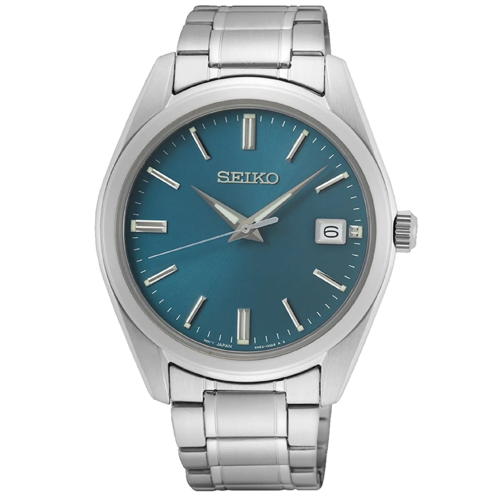 SEIKO 精工/時間精準藍寶石水晶鏡面時尚對錶/男錶/6N52-00A0U/SUR525P1