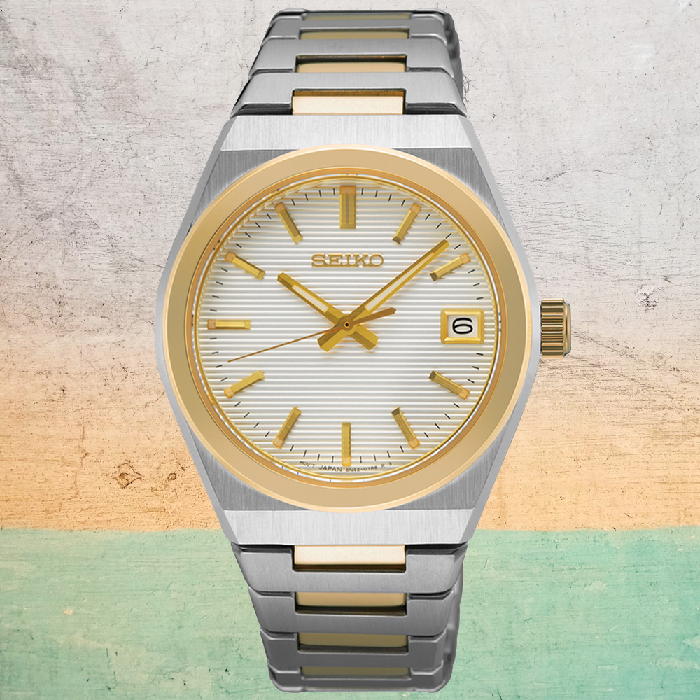 SEIKO 精工 CS系列 簡約日系腕錶 34mm (6N42-00N0KS/SUR578P1)