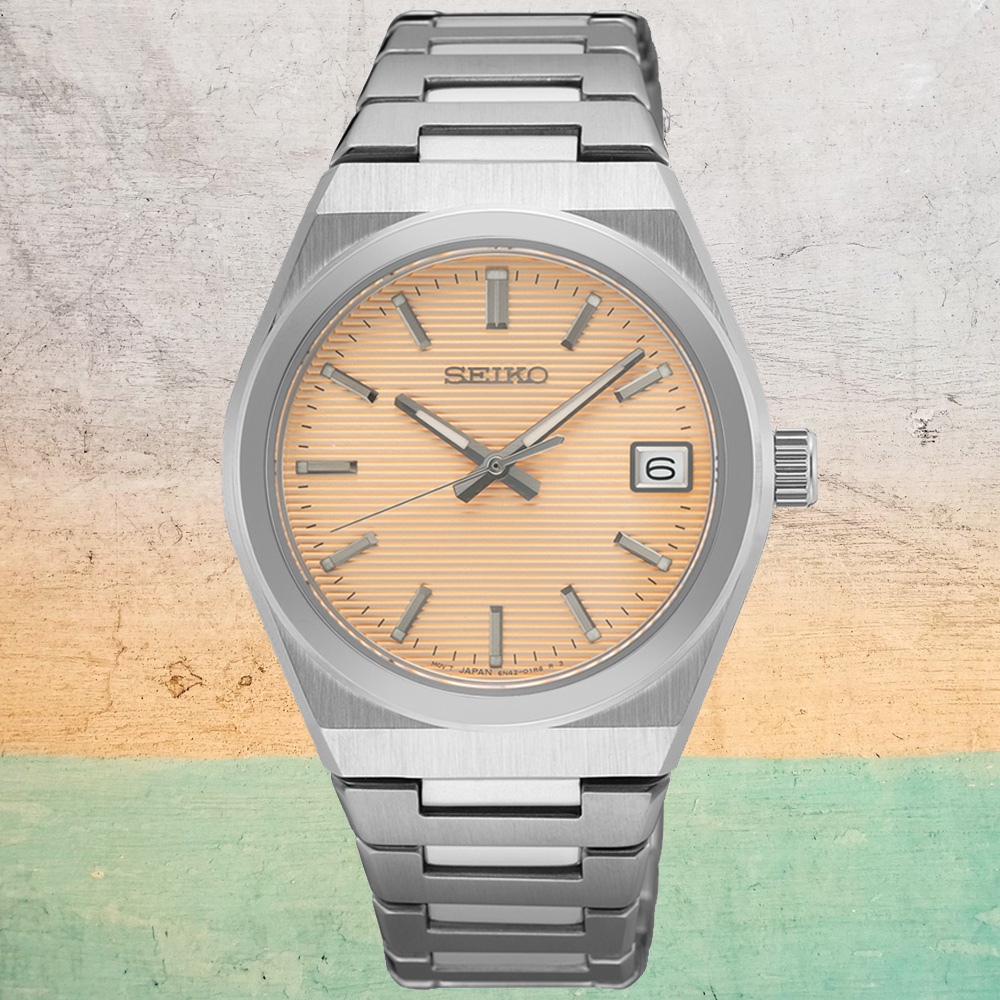 SEIKO 精工 CS系列 簡約日系腕錶 34mm (6N42-00N0P/SUR577P1)