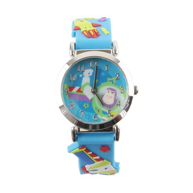 【Disney】玩具總動員｜巴斯光年｜造型橡膠錶帶兒童錶-星際藍/TS-3K1119P-021BE