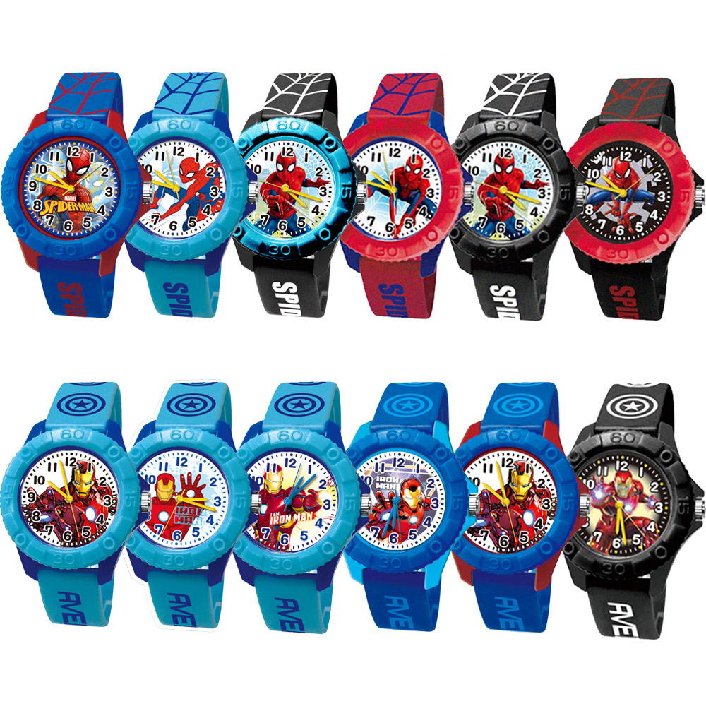 【Marvel 漫威】帥氣繽紛雙色聯盟系列兒童手錶