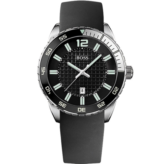 Hugo Boss Black簡約流線時尚錶/H1512885