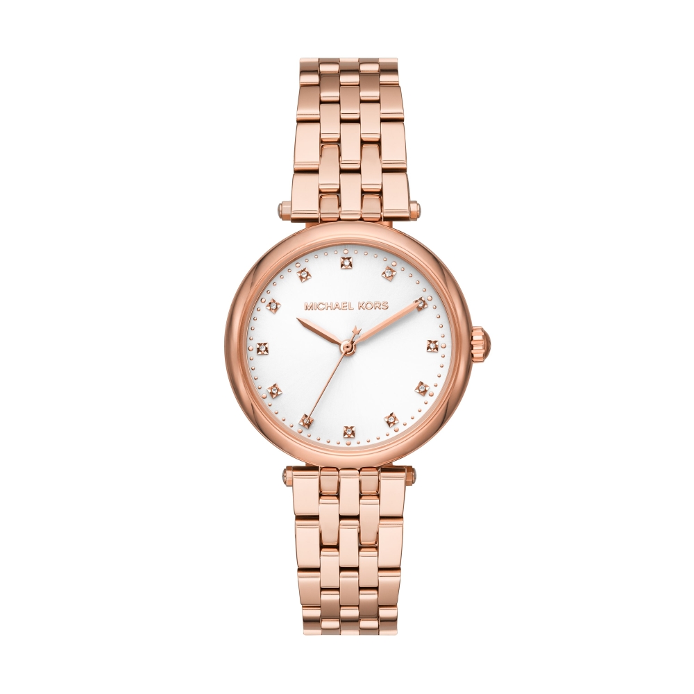 MICHAEL KORS 精緻玫瑰金時尚腕錶MK4568