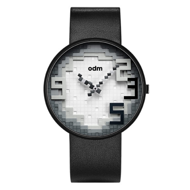 【odm】Pixel像素系列堆疊錶面設計腕錶-現代款/DD166-01
