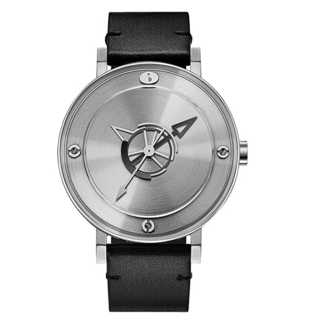 【odm】BEYOND工業風復刻日晷設計腕錶-質感銀/DD168-01