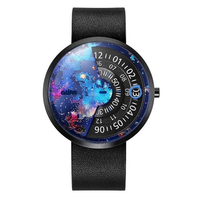 【odm】Palette調色盤設計腕錶-星空黑/DD171-04