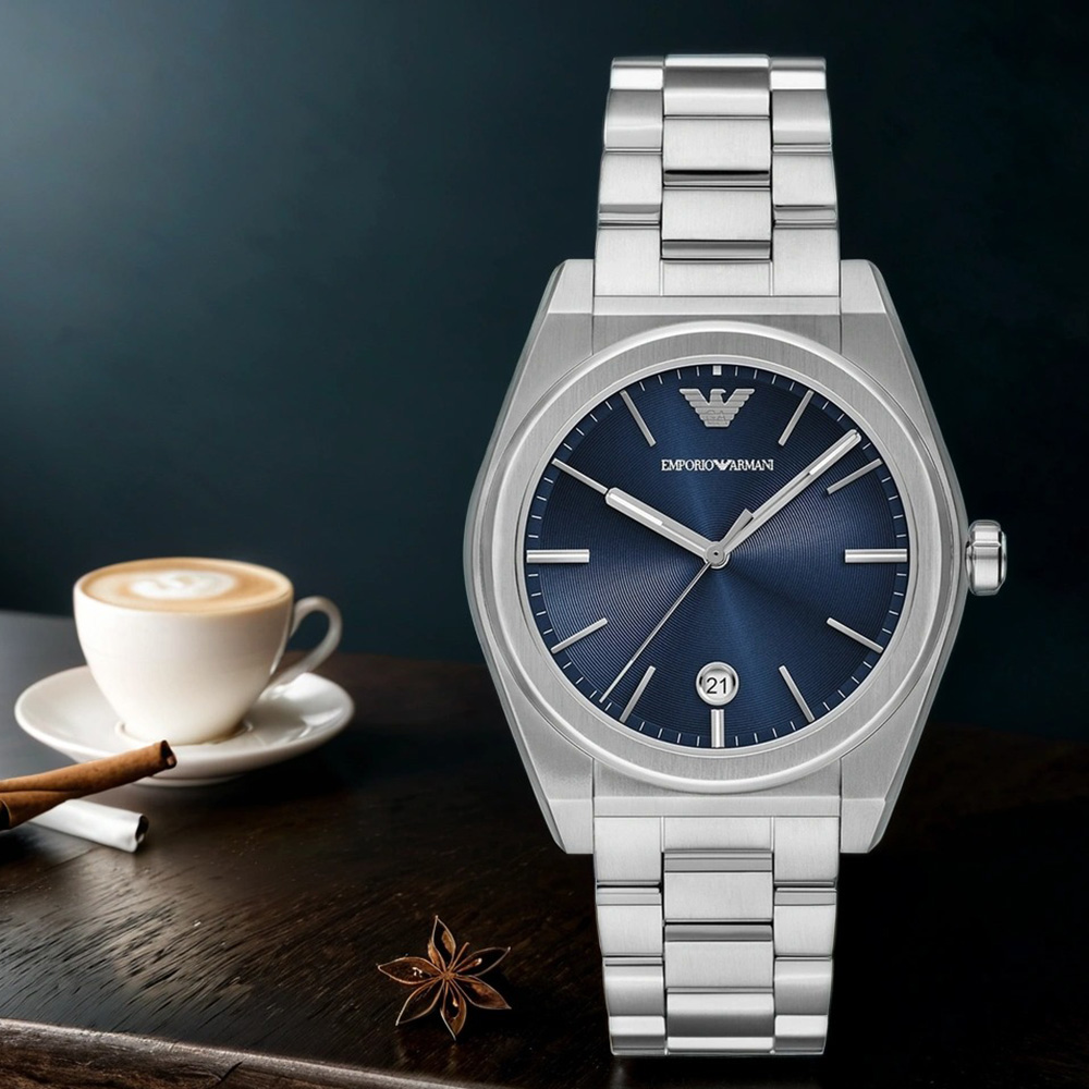EMPORIO ARMANI 亞曼尼 經典石英手錶-41mm(AR11620)