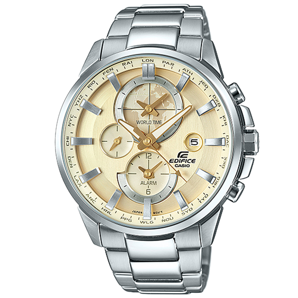 CASIO卡西歐 EDIFICE 世界地圖 時尚腕錶 ETD-310D-9AV
