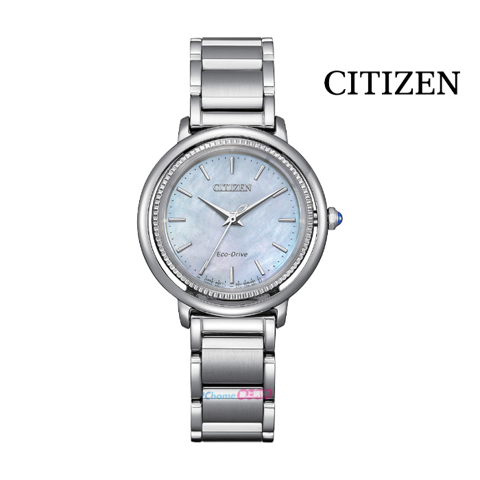 【CITIZEN】EM1100-84D 光動能女錶 31.2mm