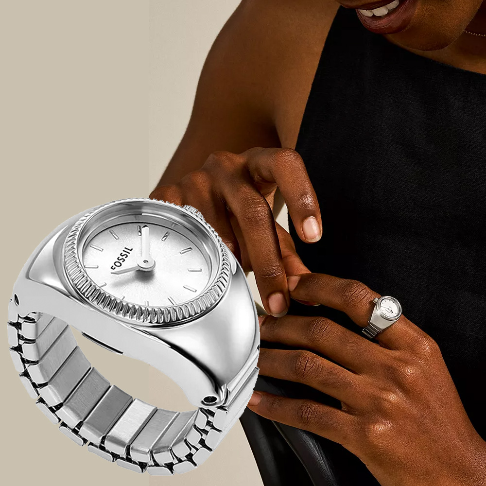 FOSSIL Watch Ring 手錶戒指 戒指錶-銀 ES5245