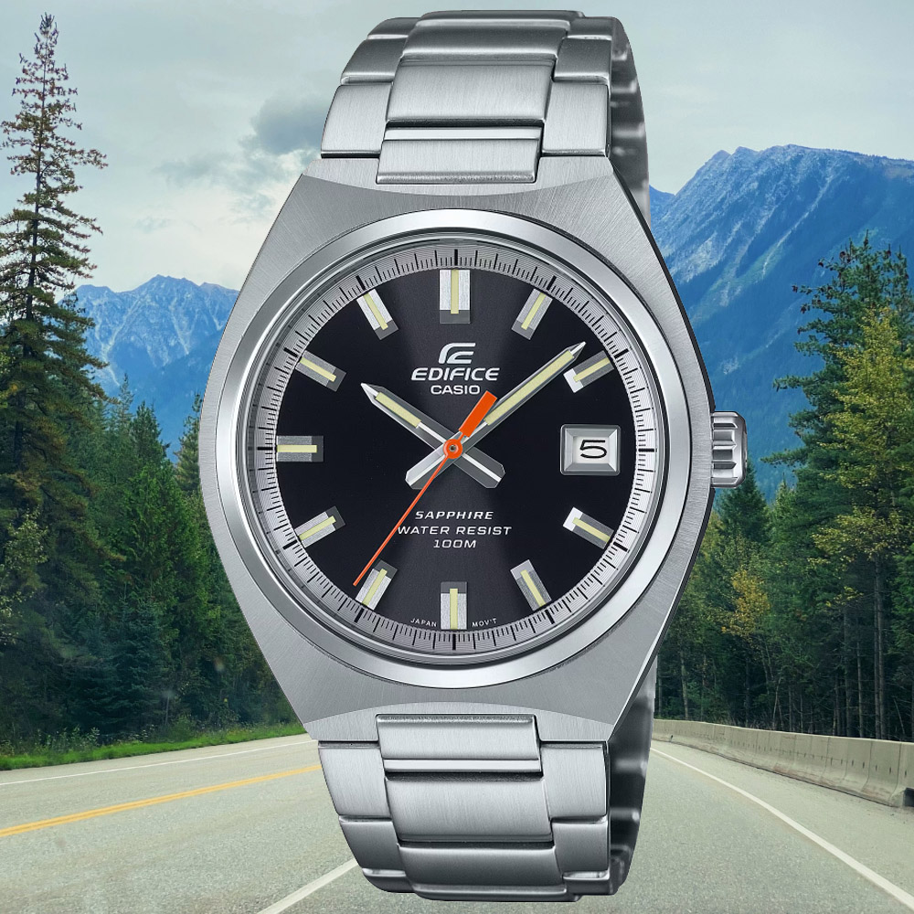 CASIO卡西歐 EDIFICE 經典簡約運動腕錶 EFB-109D-1AV