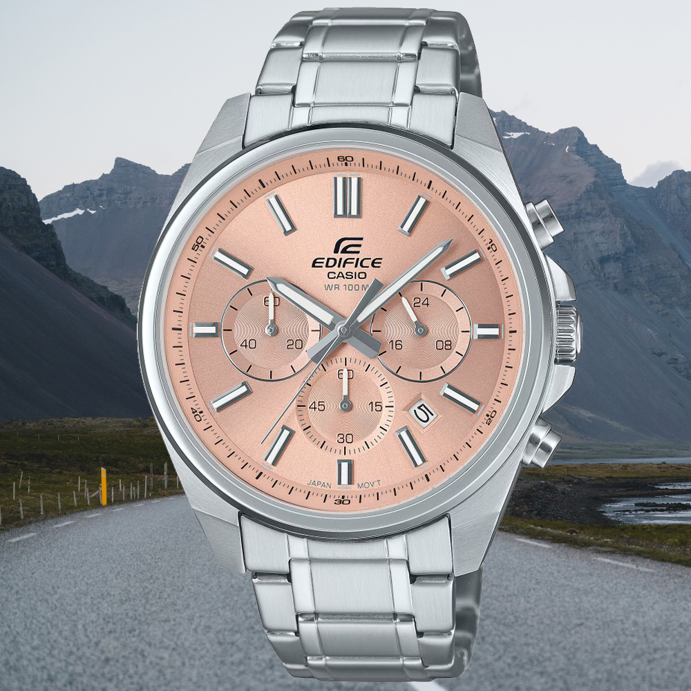 CASIO卡西歐 EDIFICE 經典三眼計時腕錶 EFV-650D-4AV