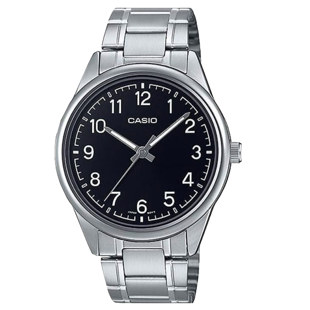 【CASIO 卡西歐】經典簡約鋼帶男錶 MTP-V005D-1B4