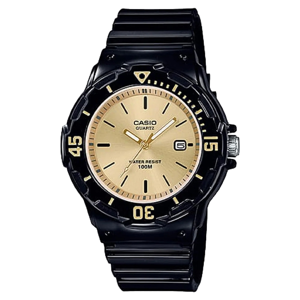 【CASIO 卡西歐】 時尚運動風淺水錶 LRW-200H-9E