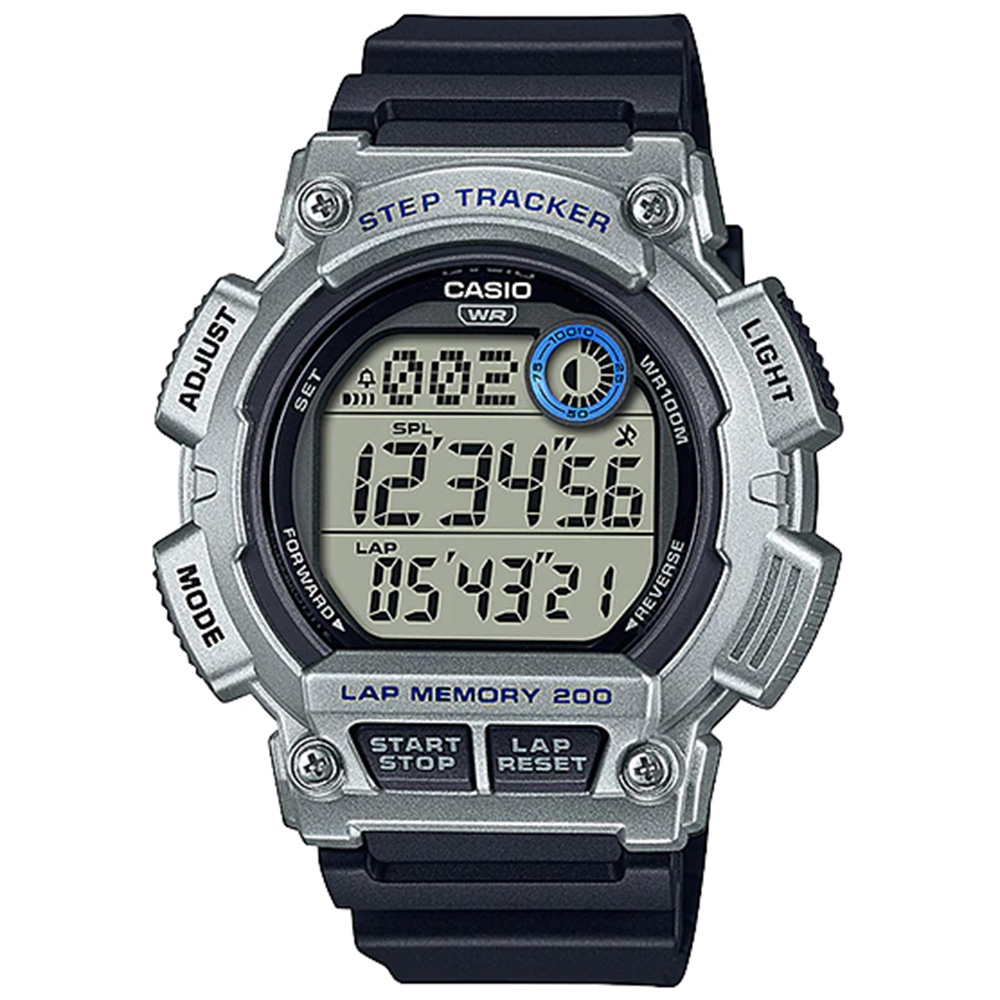 CASIO 卡西歐 數位計步手錶 WS-2100H-1A2