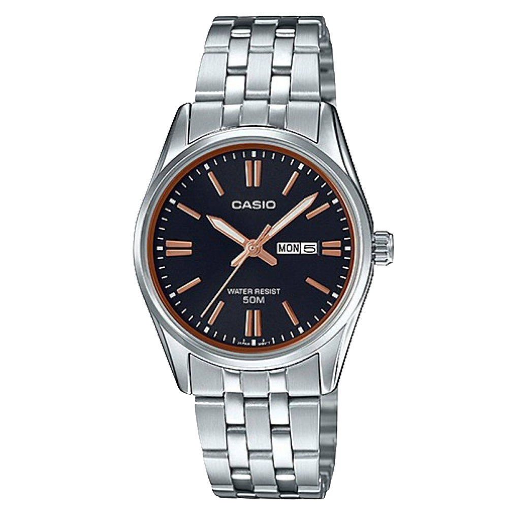 CASIO 卡西歐 都會淑女鋼帶錶 LTP-1335D-1A2