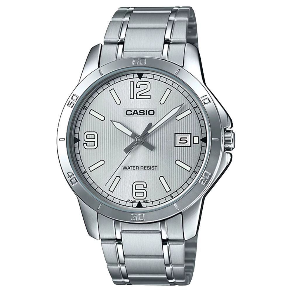 CASIO 卡西歐 經典數字指標石英錶 MTP-V004D-7B2