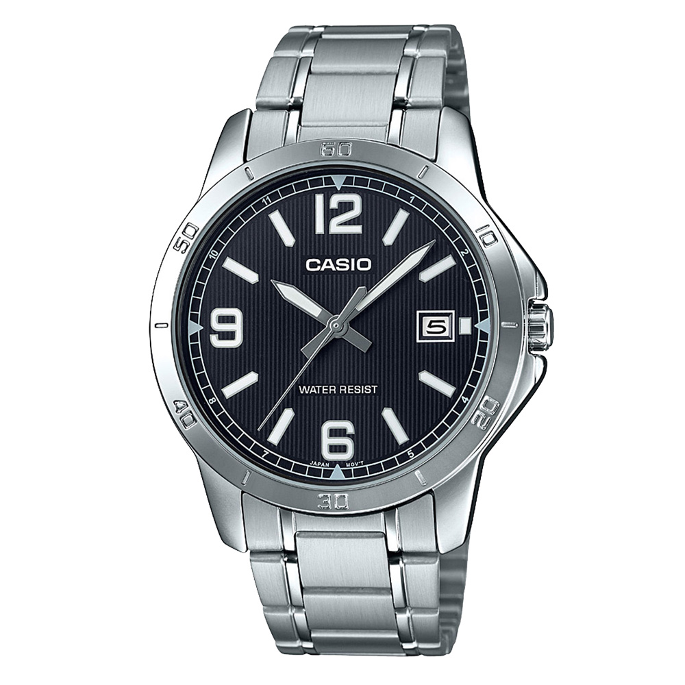 CASIO 卡西歐 經典數字指標石英錶 MTP-V004D-1B2