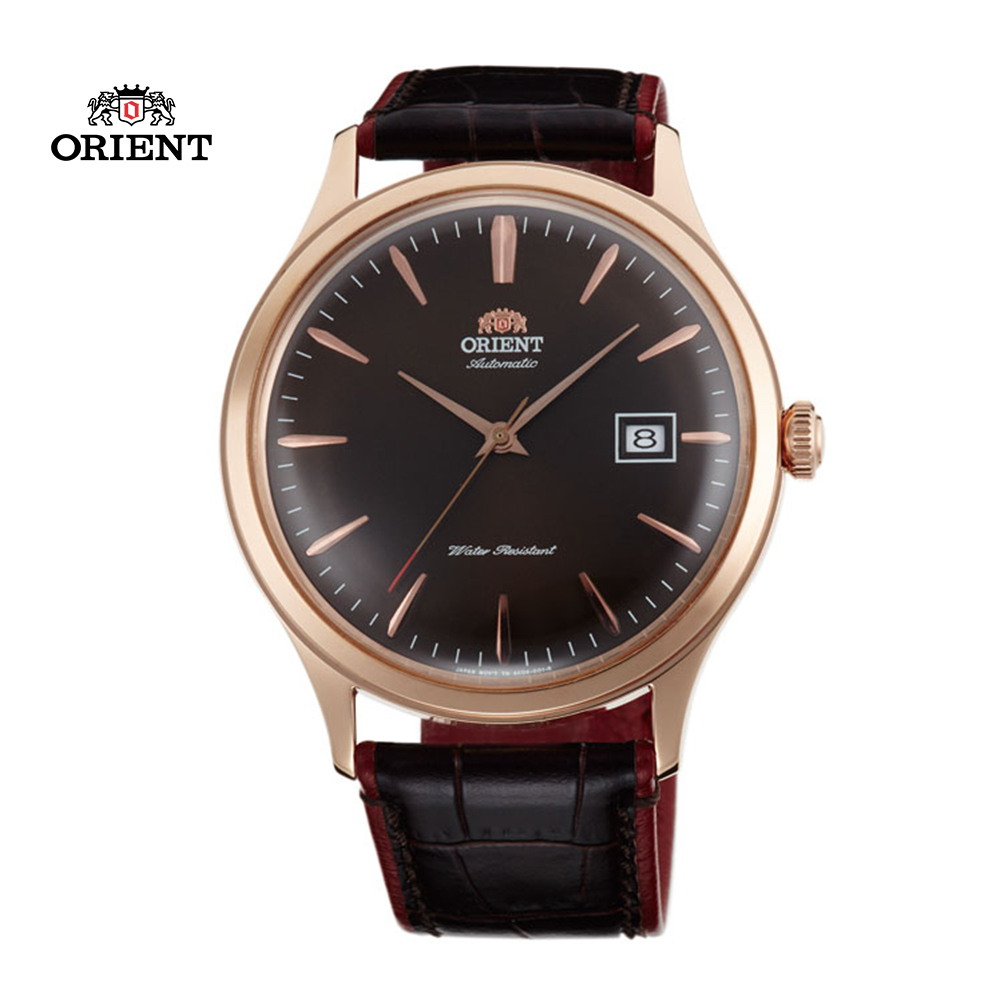 ORIENT 東方錶 DATE II 日期顯示機械錶 皮帶款 FAC08001T 咖啡色 - 42mm