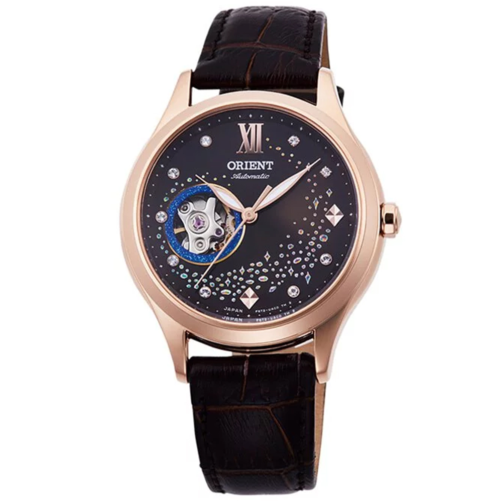 ORIENT 東方錶 現代系列 藍月奇蹟 鏤空機械腕錶 36mm / RA-AG0017Y