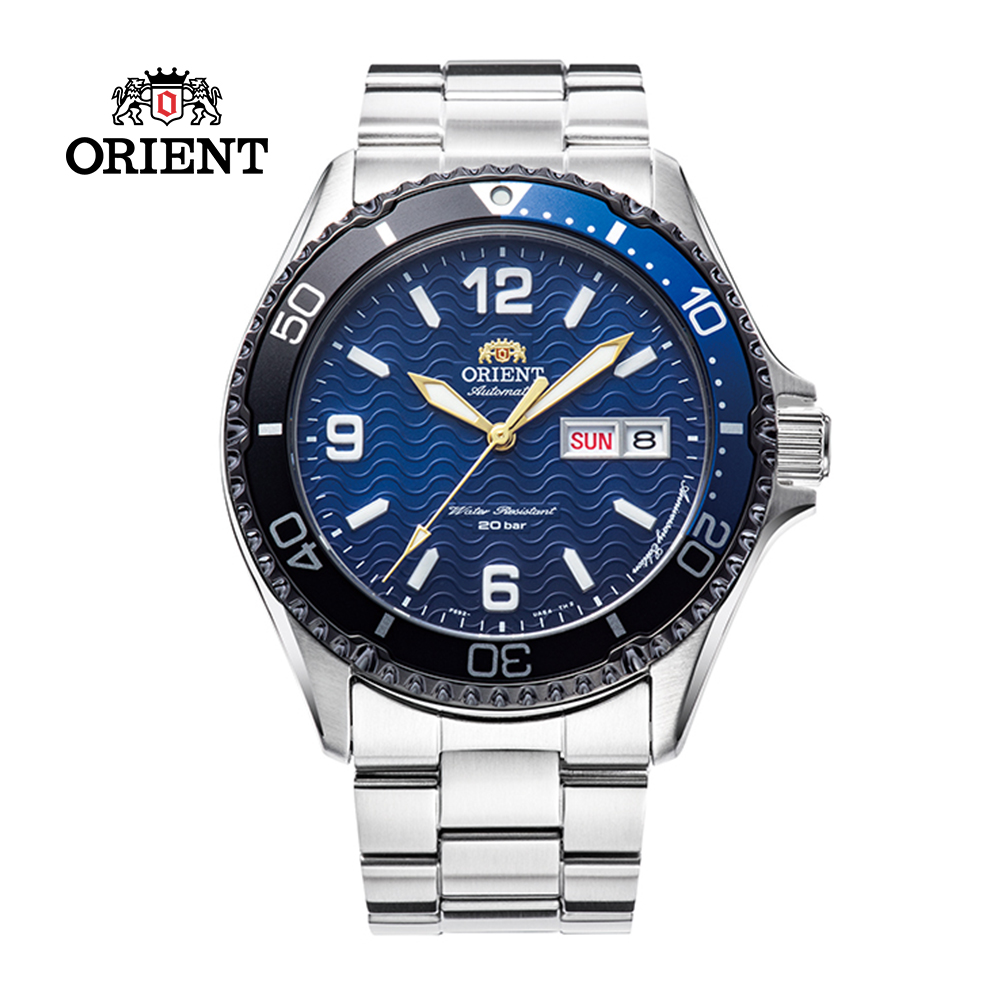 ORIENT 東方錶 MAKO 潛水風格系列 鋼帶款 藍色 (20週年全球限量款) RA-AA0822L - 41.8 mm