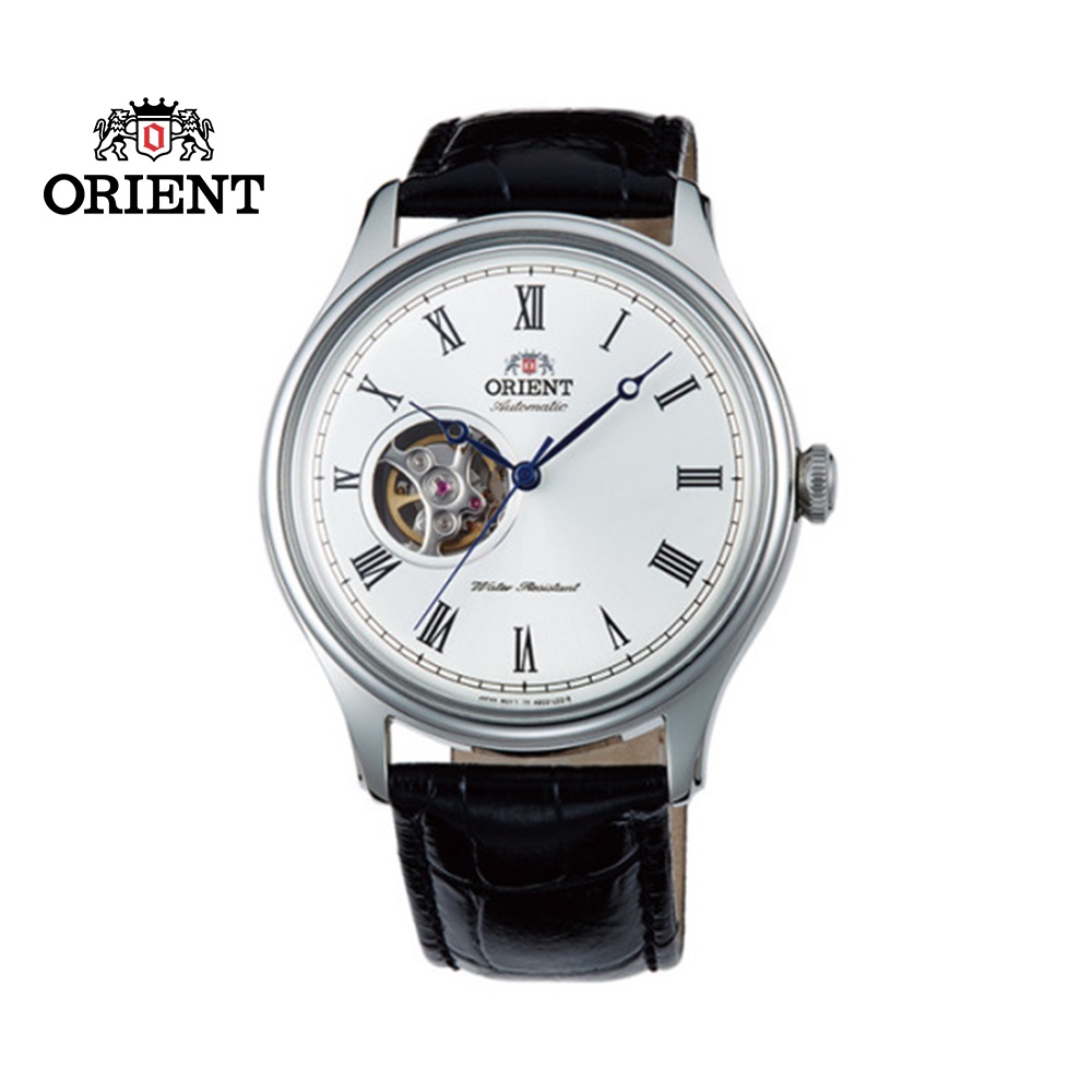 ORIENT 東方錶 SEMI-SKELETON 系列 半鏤空機械錶 皮帶款 FAG00003W 白色- 43mm