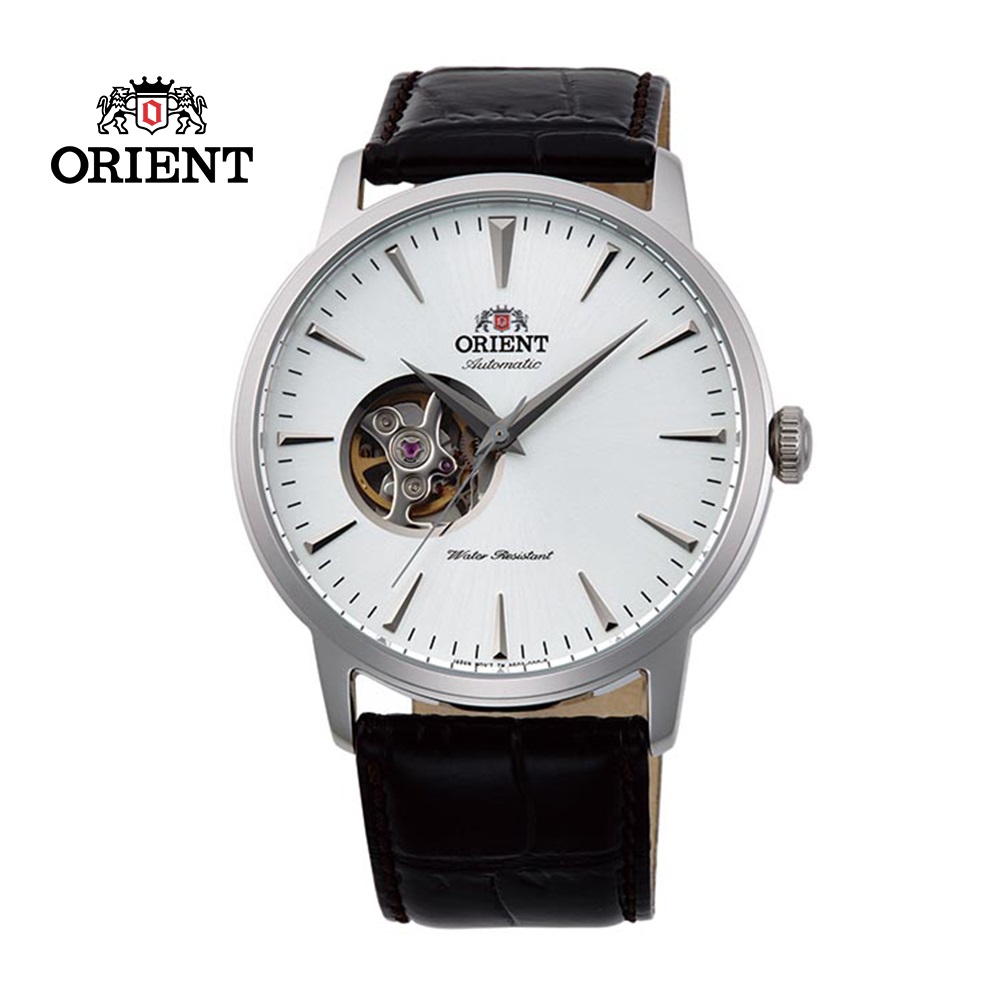ORIENT 東方錶 SEMI-SKELETON系列 半鏤空機械錶 皮帶款 FAG02005W 銀色 - 41mm