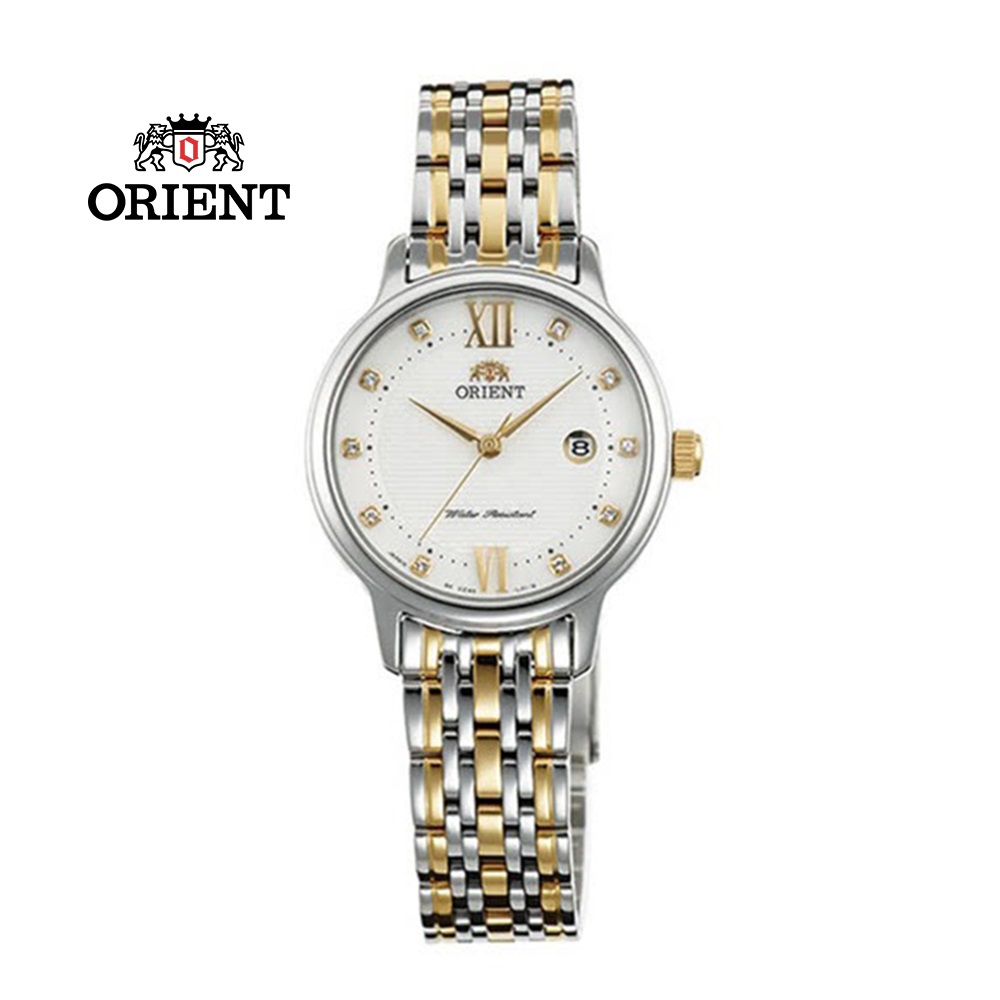 ORIENT 東方錶 OLD SCHOOL系列 時尚石英腕錶 鋼帶款 SSZ45002W 白色 - 28mm