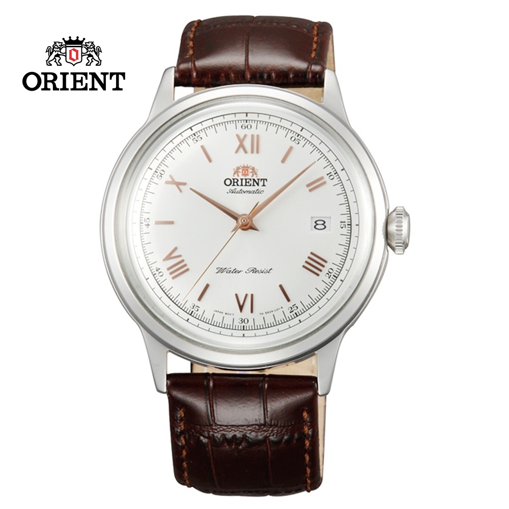 ORIENT 東方錶 DATE II 羅馬競技場機械錶 皮帶款 FAC00008W 白色 - 40.5mm