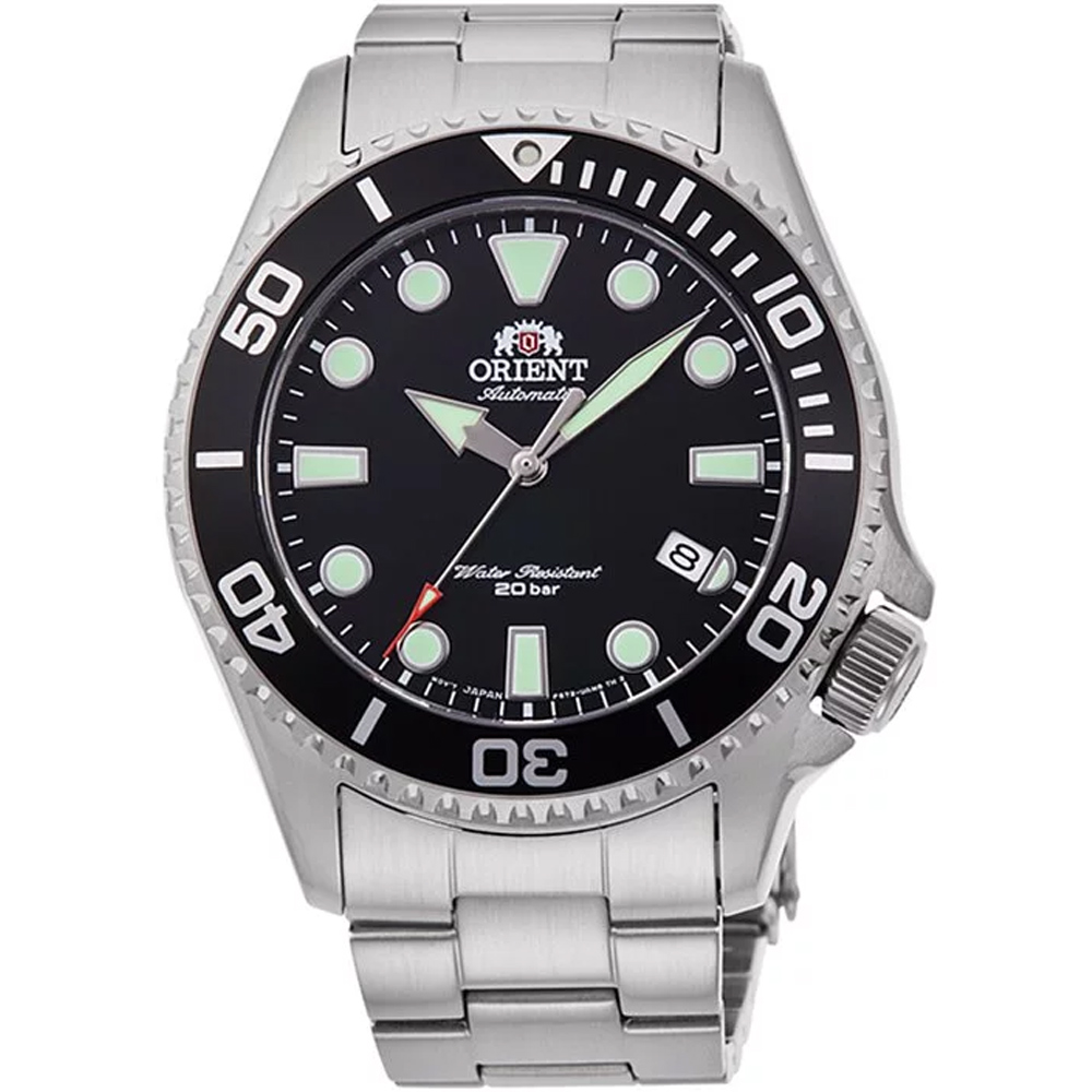 ORIENT 東方錶 黑水鬼200米潛水機械腕錶-43.3mm RA-AC0K01B