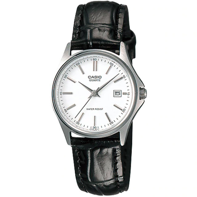 【CASIO 卡西歐】都會簡約風格指針錶-黑皮帶(LTP-1183E-7ADF)