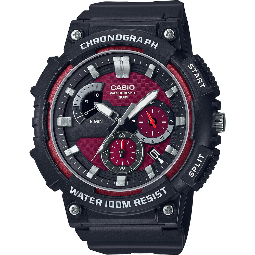 CASIO 卡西歐 賽車方格 指針式手錶 MCW-200H-4AV