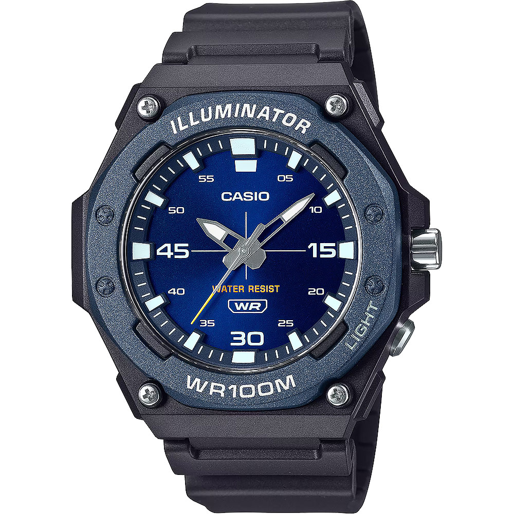 CASIO 卡西歐 運動風大三針手錶-藍 MW-620H-2AV